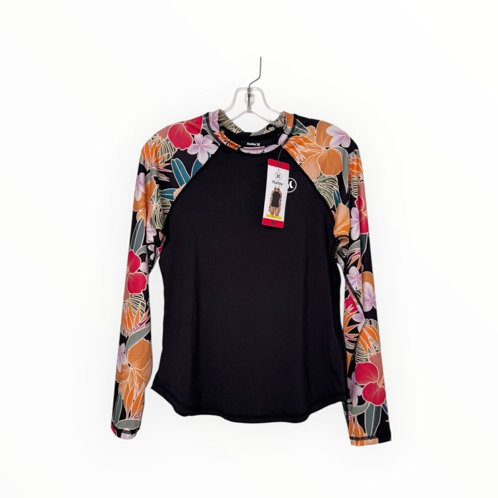 Hurley Women's UPF 50+ Long Sleeve Rashguard NWT